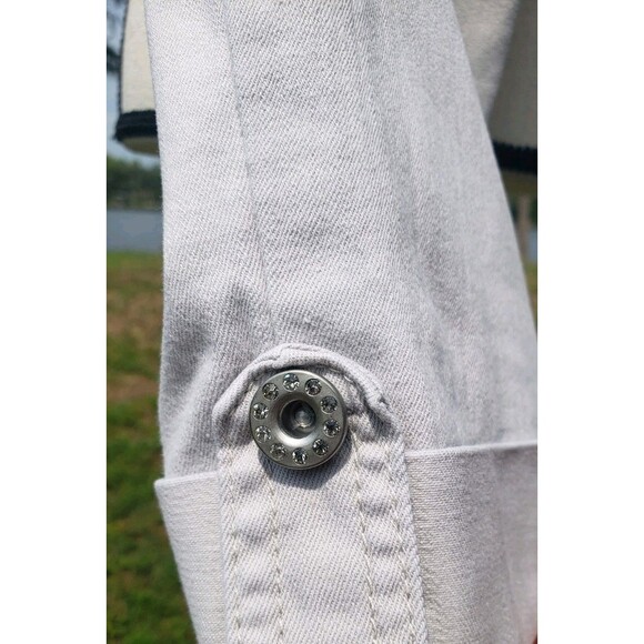 Not Your Daughters Jeans Capris Khaki Tan Cuffed Stretch Womens Sz 16P Lift Tuck - Picture 12 of 16